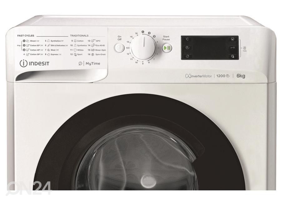 Pesumasin Indesit MTWSE61294WKEE suurendatud