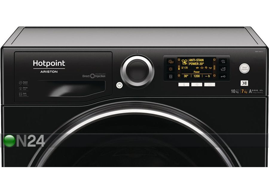 Pesumasin kuivatiga Hotpoint-Ariston suurendatud