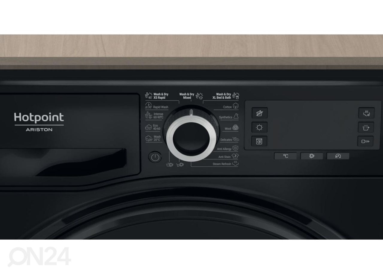 Pesumasin kuivatiga Hotpoint-Ariston NDD11725BDAEE suurendatud