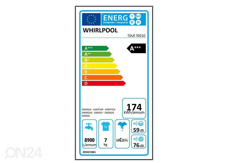 Pesumasin Whirlpool suurendatud