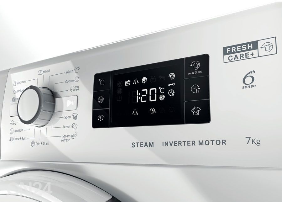 Pesumasin Whirlpool suurendatud
