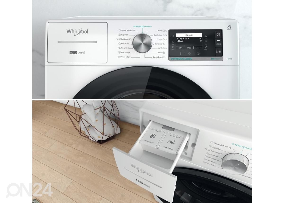 Pesumasin Whirlpool W8W046WBEE suurendatud