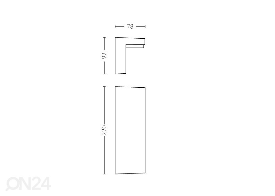 Philips Bustan seinalamp 2x4,5 W 1000lm 2700K suurendatud