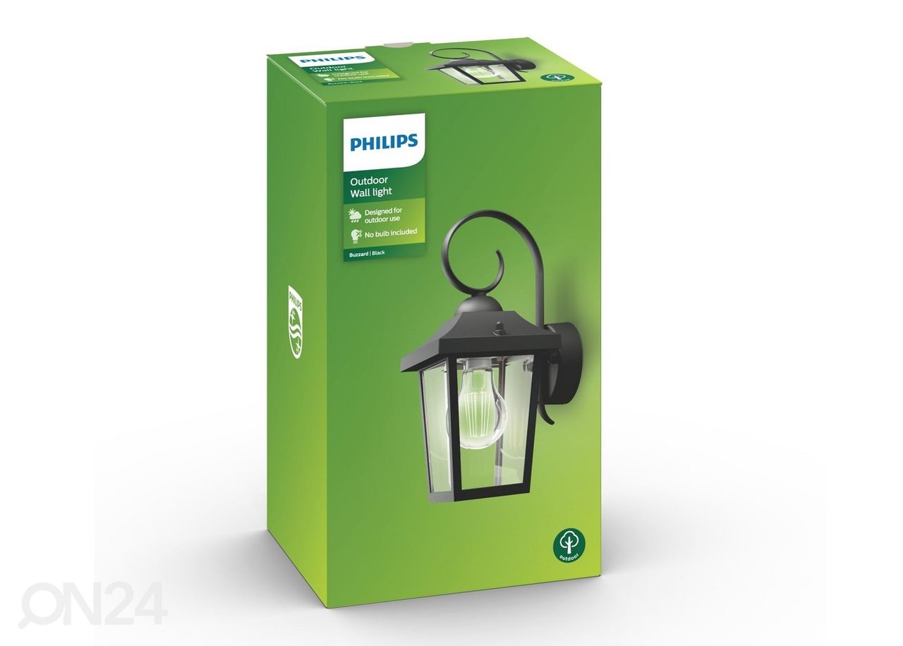 Philips Buzzard seinalatern 1xE27 suurendatud