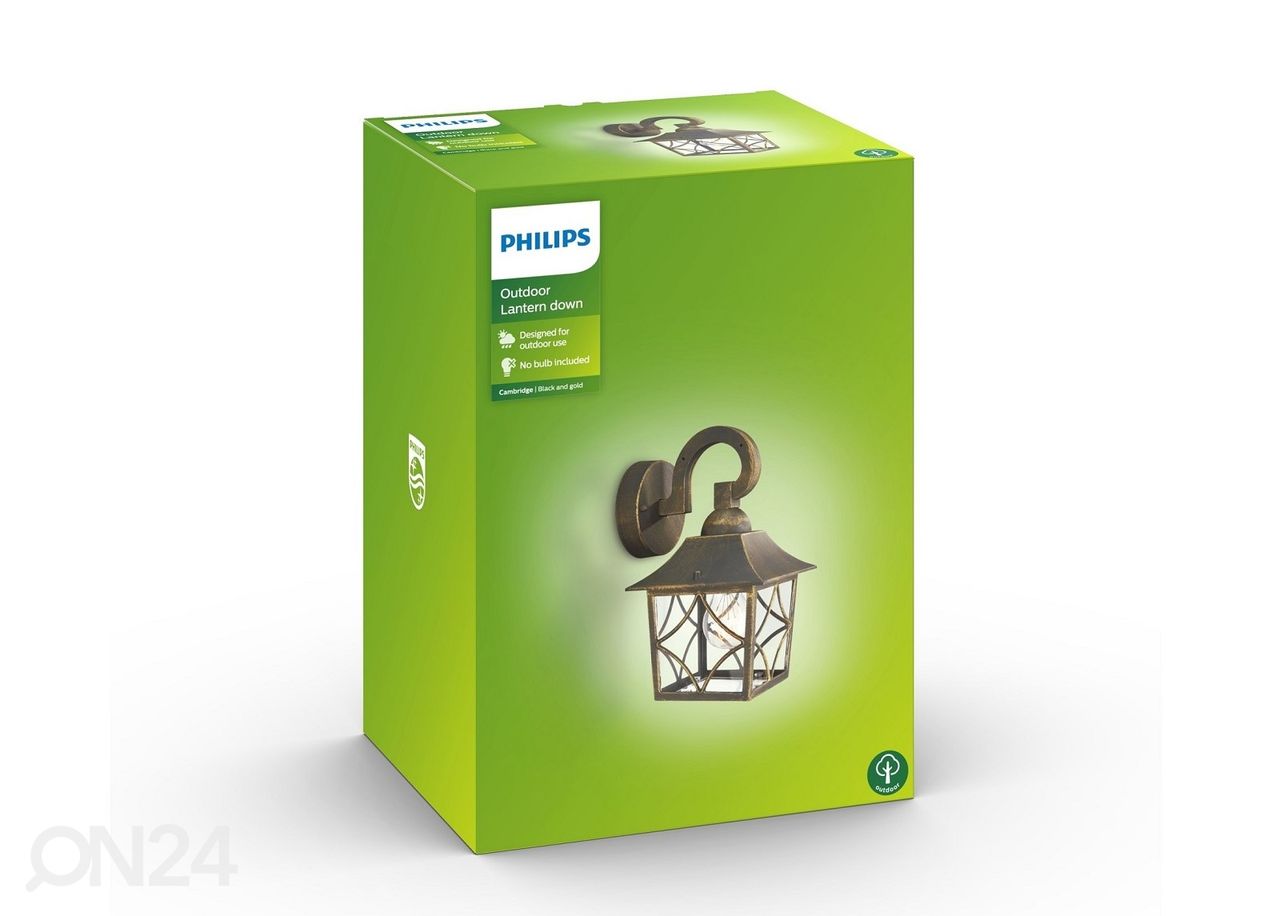 Philips Cambridge seinalatern 1xE27 suurendatud