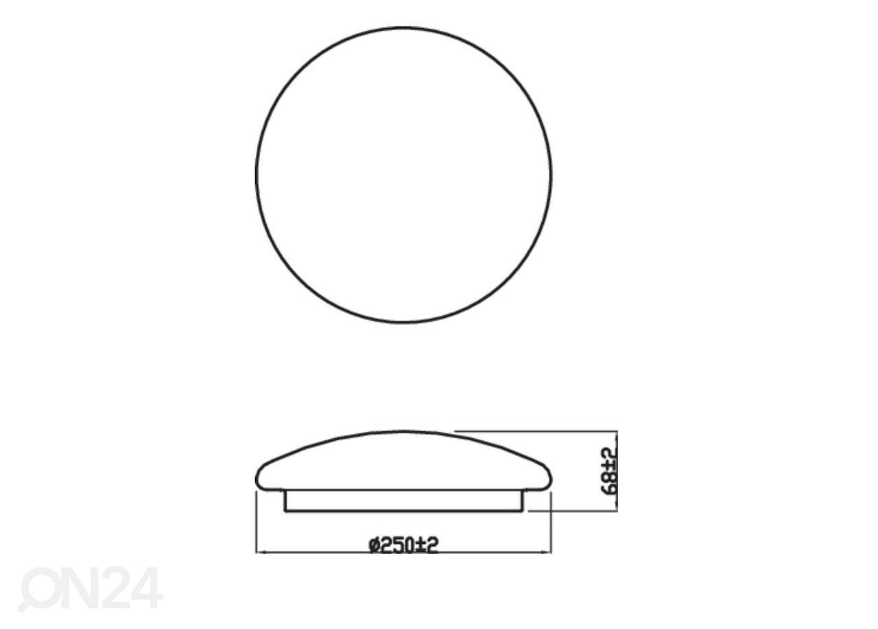 Philips Moire laevalgusti 10 W 2700K suurendatud