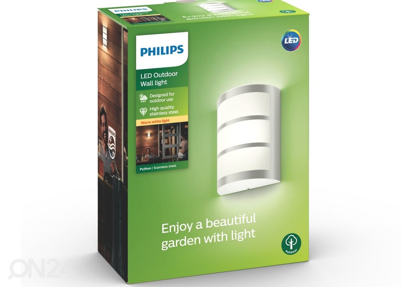 Philips Python seinavalgusti 6 W 600lm 2700K suurendatud