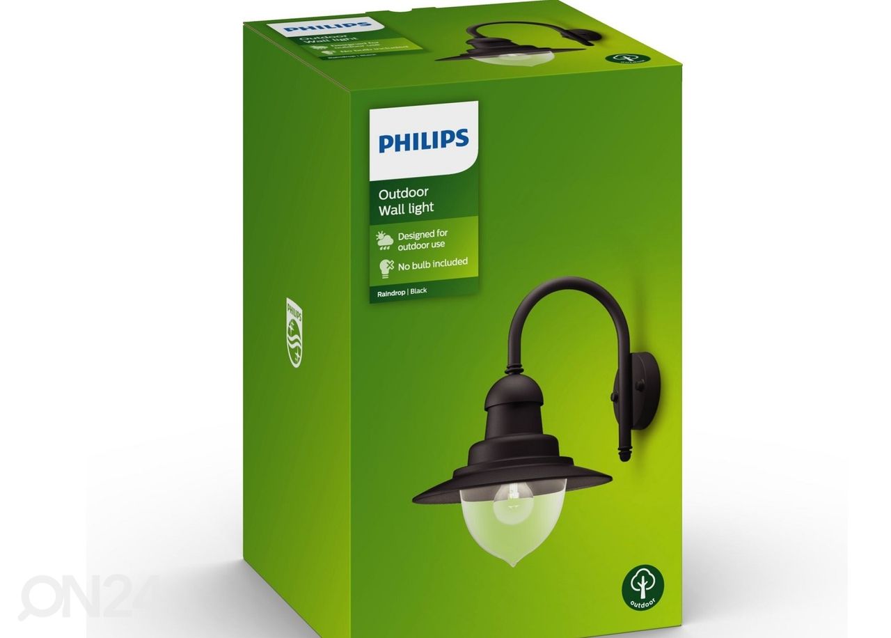 Philips Raindrop seinalatern 1xE27 suurendatud