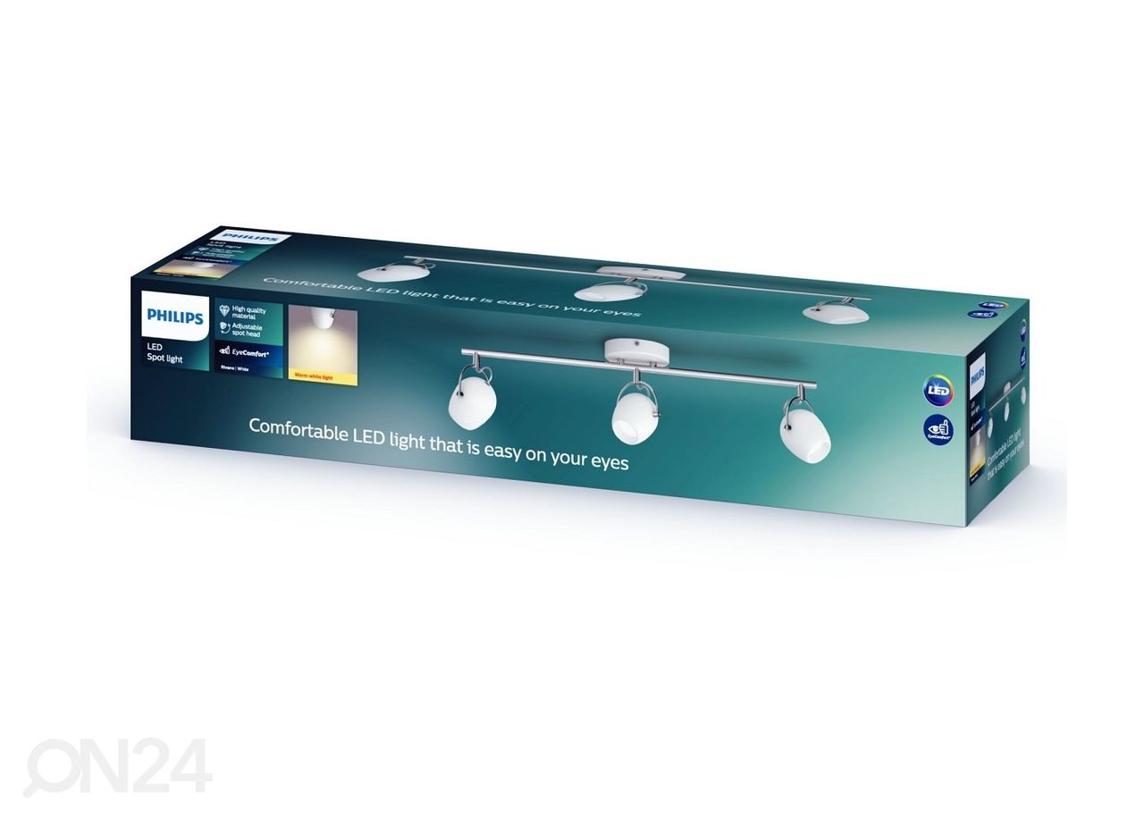 Philips Rivano kohtvalgusti 3x4,5 W suurendatud