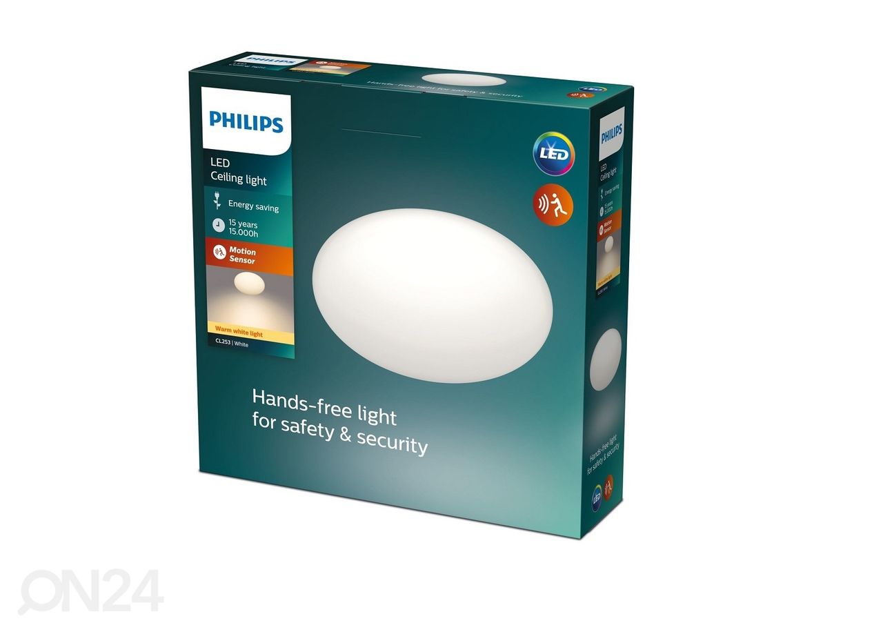 Philips Shan valgusti liikumisanduriga 12 W 2700K suurendatud