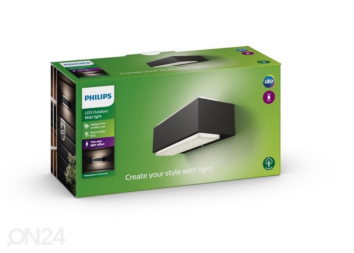 Philips Stratosphere seinavalgusti 1x6 W 1000lm 2700K suurendatud