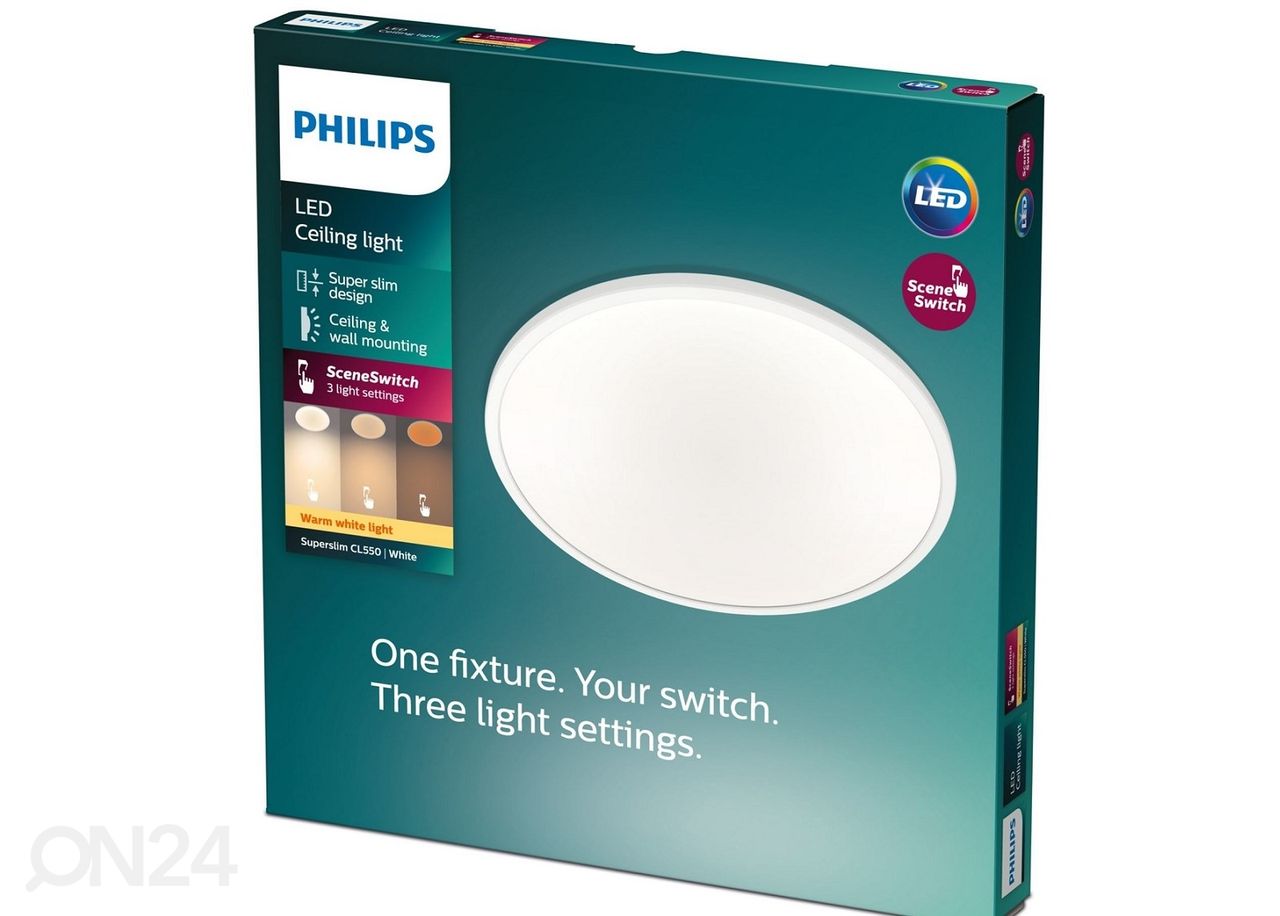 Philips Superslim SSW laevalgusti 15 W suurendatud