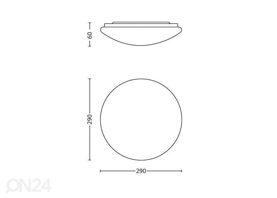 Philips Twirly laevalgusti 12 W suurendatud