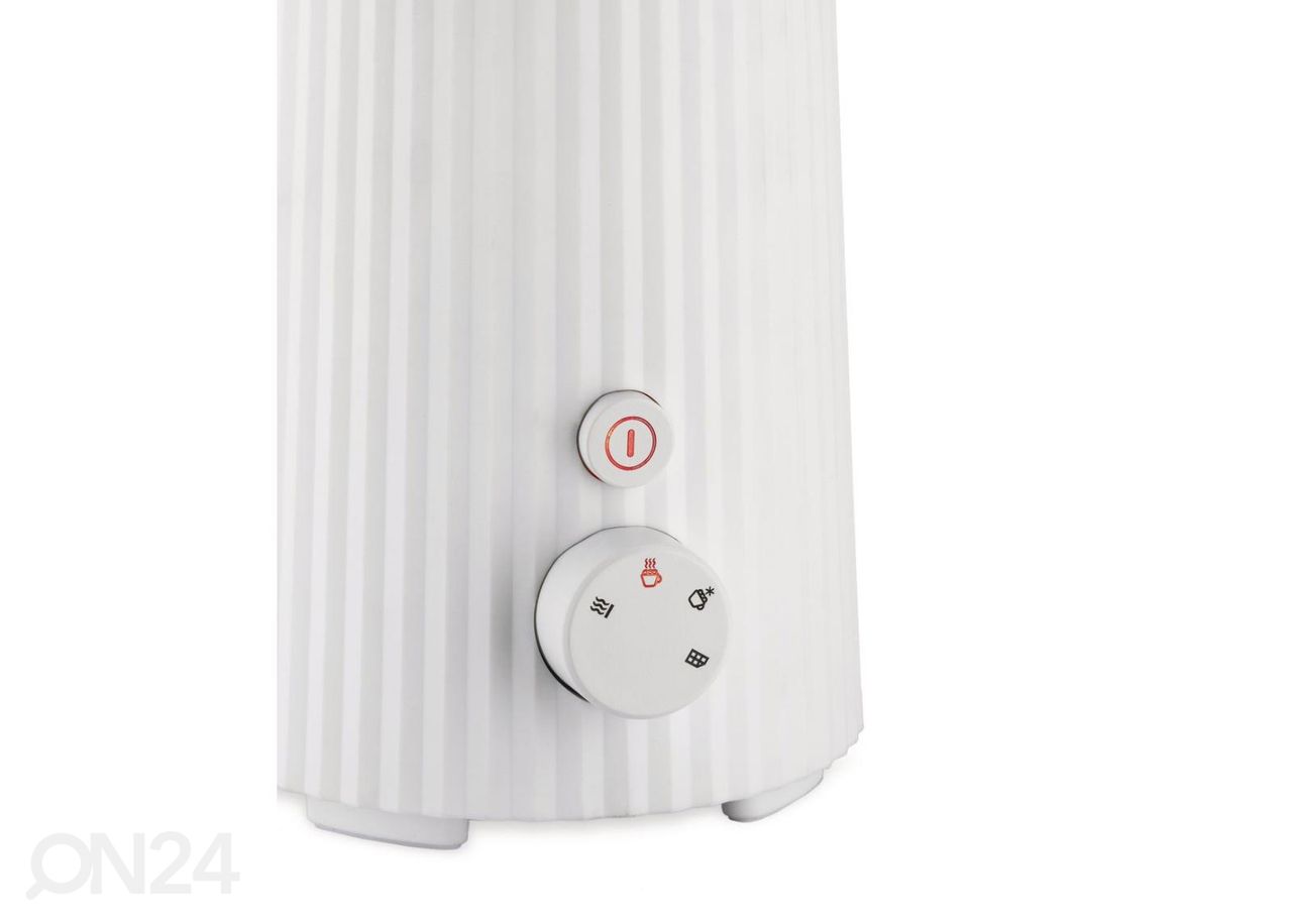 Piimavahustaja Plisse Alessi MDL13W, valge suurendatud