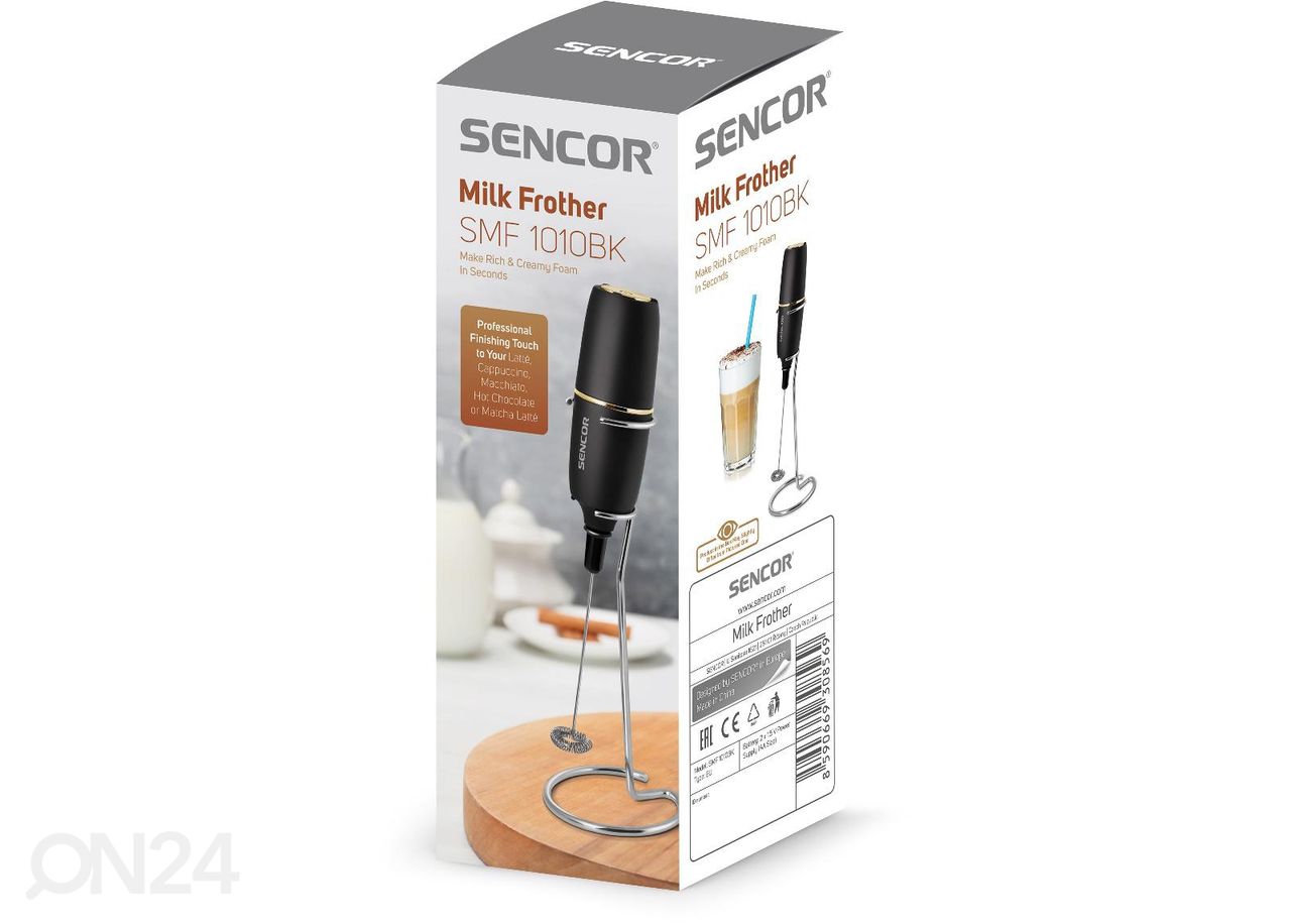 Piimavahustaja Sencor SMF1010BK, must suurendatud