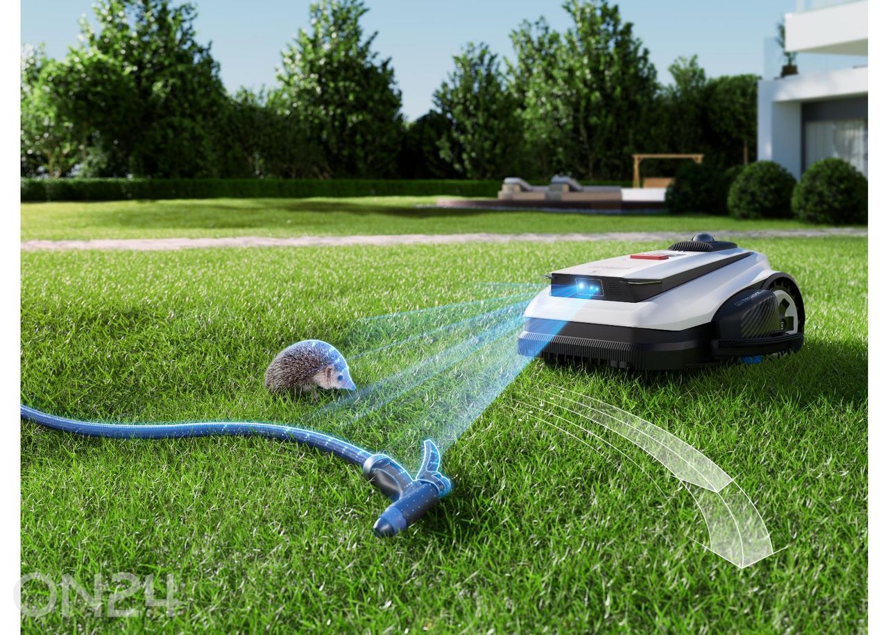 Piirdekaablivaba muruniiduk Ecovacs Goat A3000 LiDAR PRO, 3000m², TruEdge trimmer suurendatud