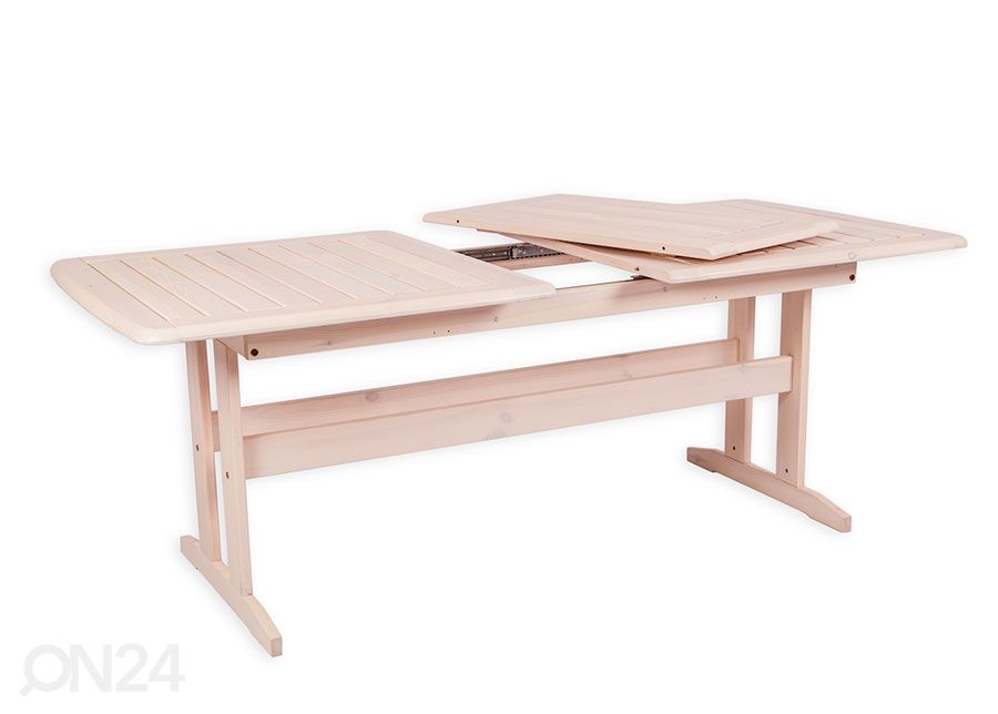 Pikendatav aialaud Bavaria 90x170-220 cm suurendatud