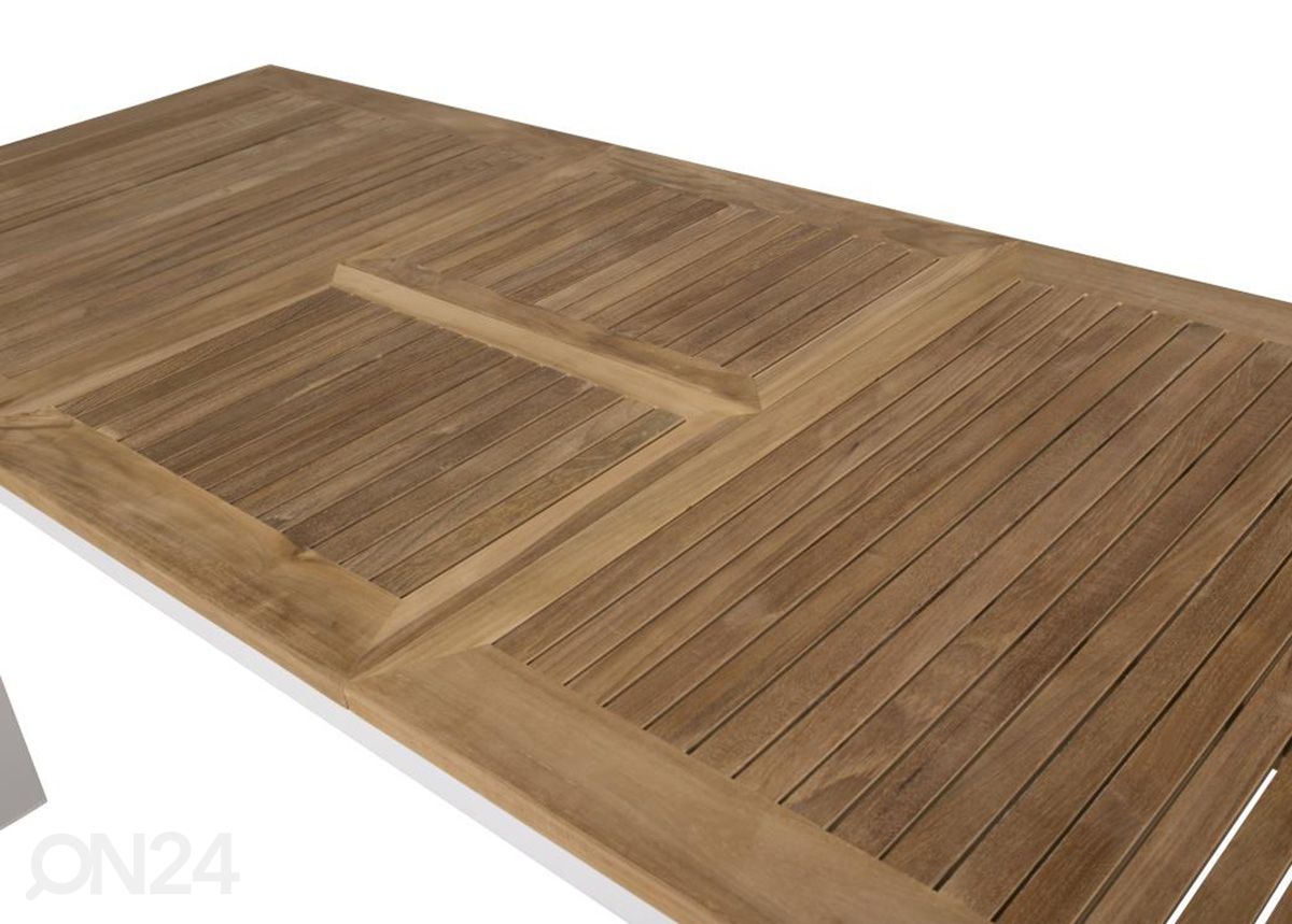 Pikendatav aialaud Panama 152/210×90 cm suurendatud