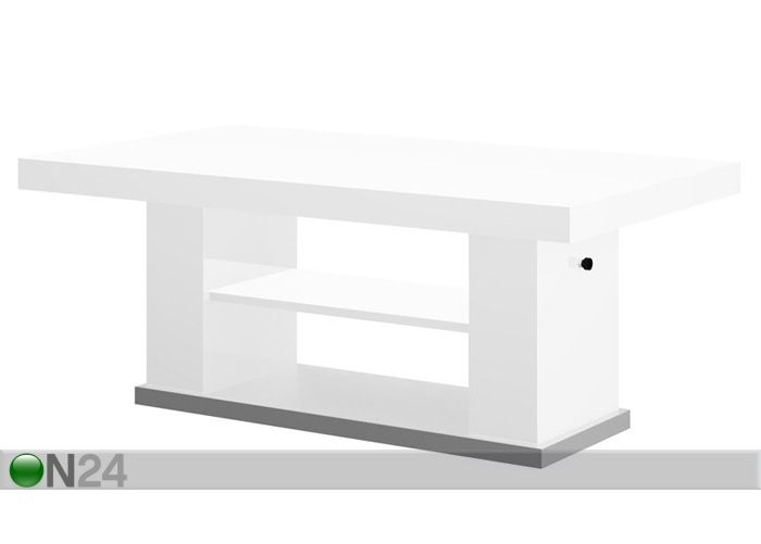 Pikendatav diivanilaud suurendatud