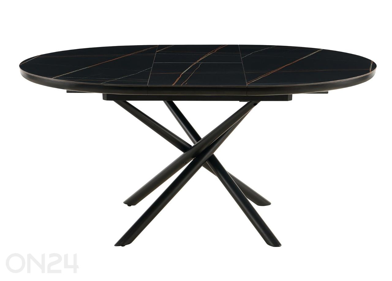 Pikendatav söögilaud Ø120 cm suurendatud