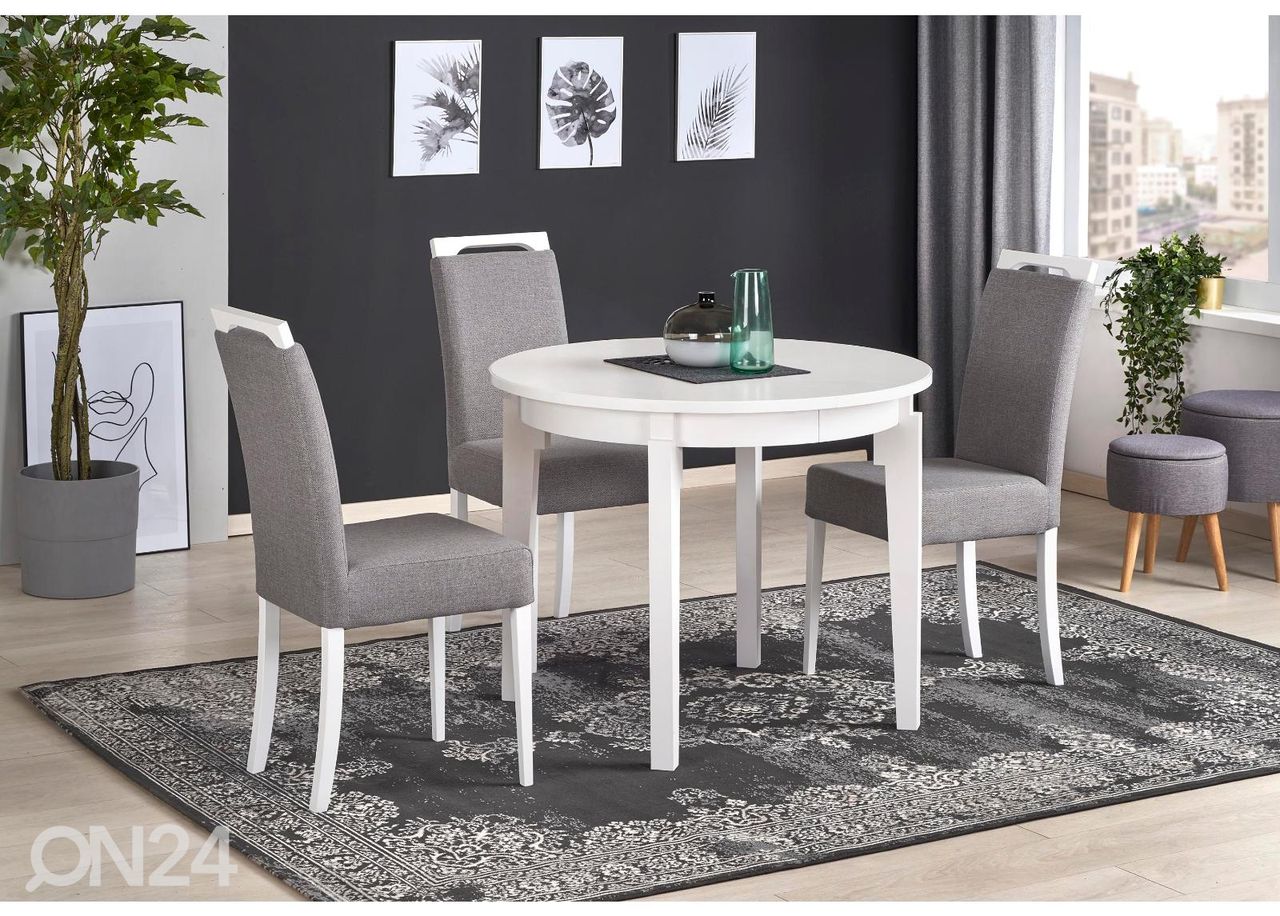 Pikendatav söögilaud 100/200x100 cm suurendatud