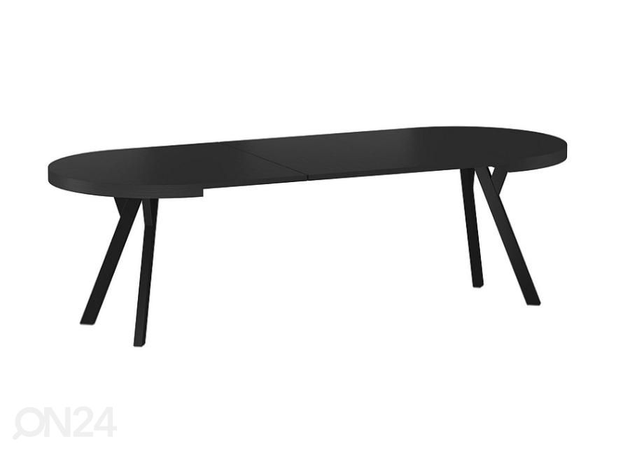 Pikendatav söögilaud 100-250x100 cm suurendatud