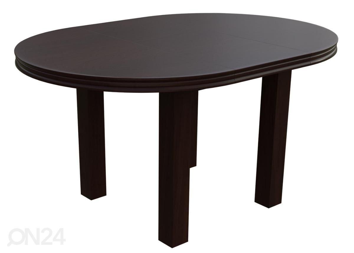 Pikendatav söögilaud 100x100-140 cm + 4 tooli suurendatud