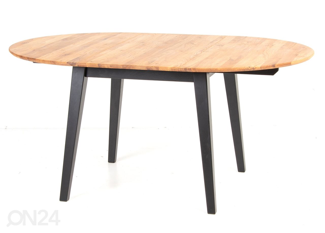 Pikendatav söögilaud 110-160x110 cm suurendatud