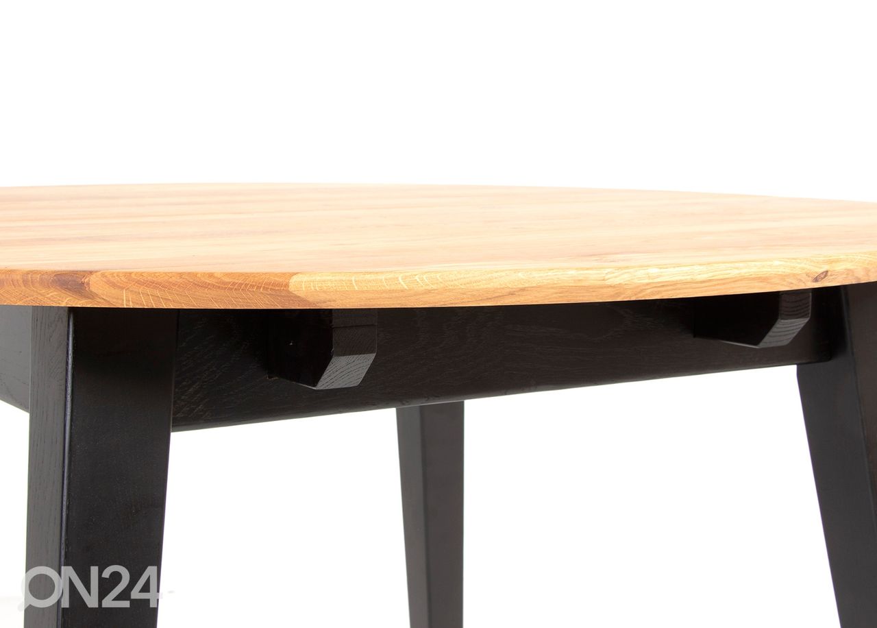 Pikendatav söögilaud 110-160x110 cm suurendatud