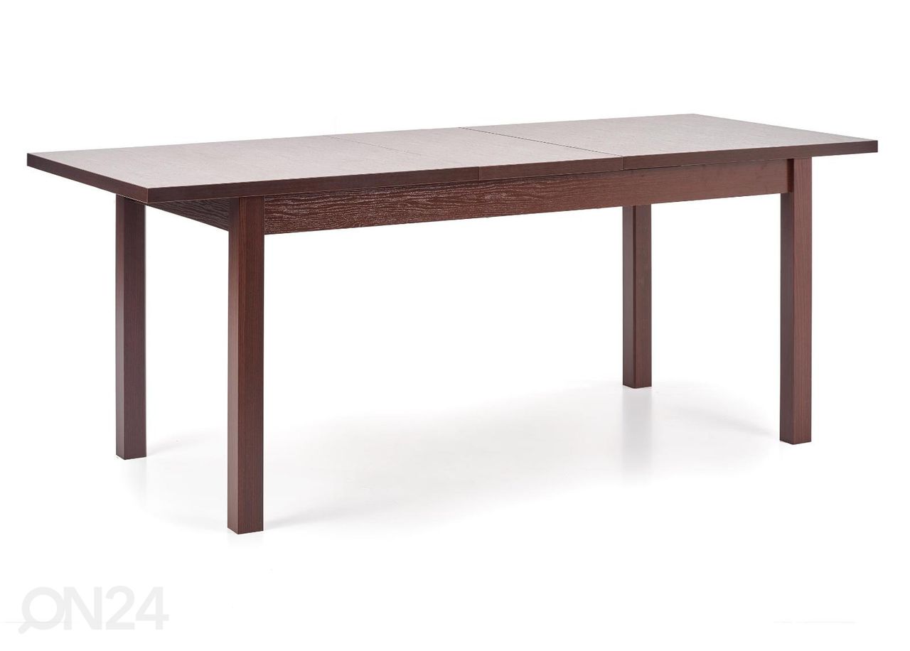 Pikendatav söögilaud 118/158x75 cm suurendatud
