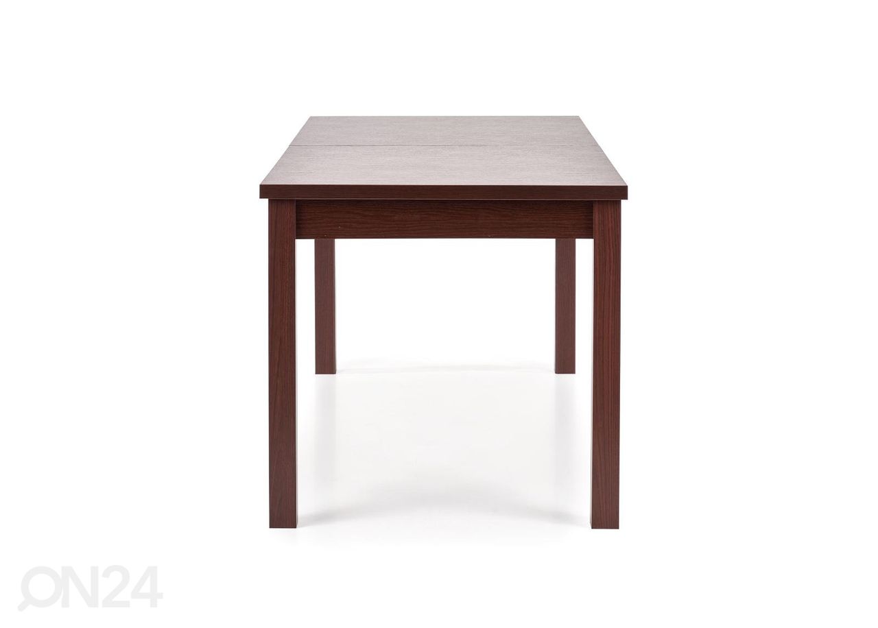 Pikendatav söögilaud 118/158x75 cm suurendatud