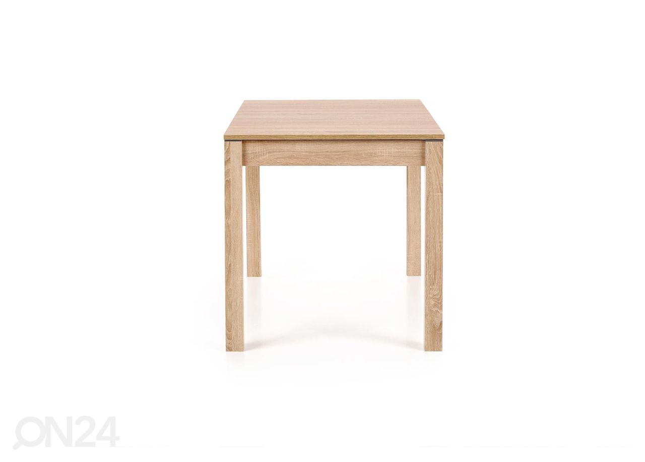 Pikendatav söögilaud 118/158x75 cm suurendatud