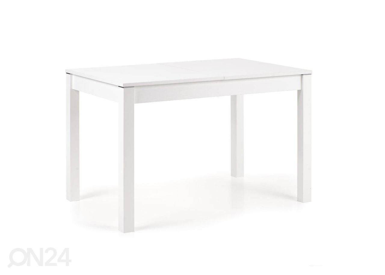 Pikendatav söögilaud 118/158x75 cm suurendatud