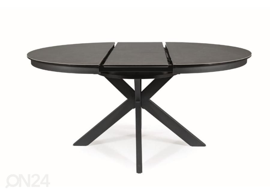 Pikendatav söögilaud 120-160x120 cm suurendatud