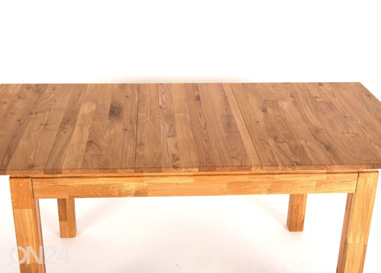 Pikendatav söögilaud 120/160x80 cm suurendatud