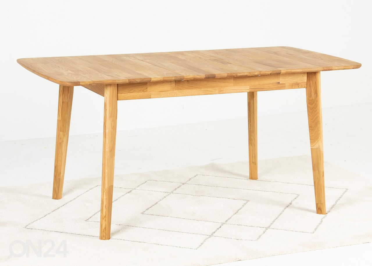 Pikendatav söögilaud 120-160x80 cm suurendatud
