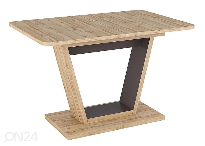 Pikendatav söögilaud 120-160x80 cm suurendatud