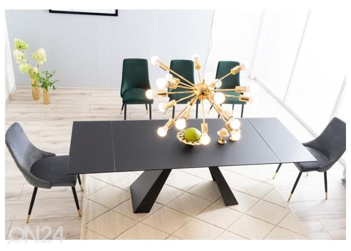 Pikendatav söögilaud 120-180x80 cm suurendatud