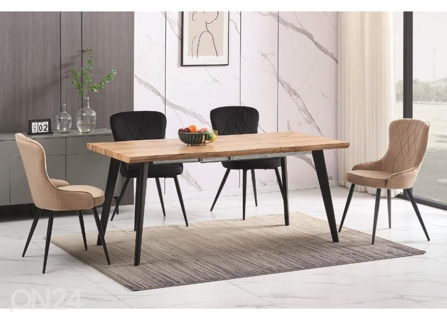Pikendatav söögilaud 120-180x80 cm suurendatud