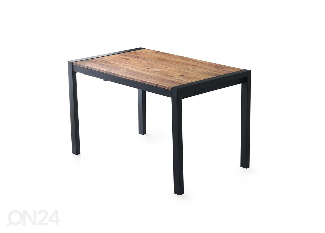 Pikendatav söögilaud 120/187x74 cm suurendatud