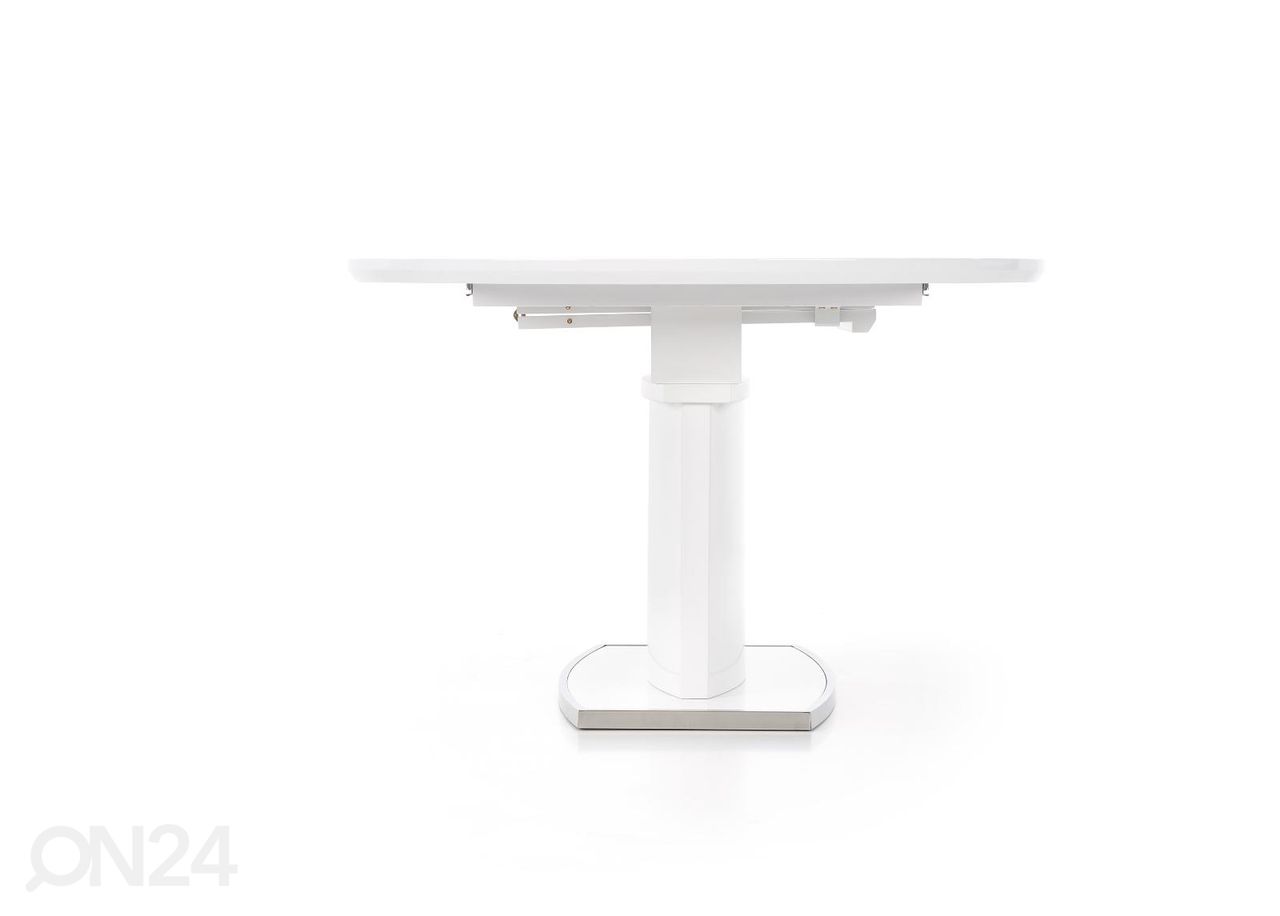 Pikendatav söögilaud 120x120-160 cm suurendatud