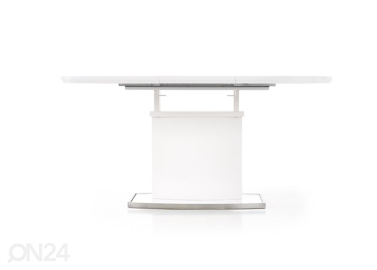 Pikendatav söögilaud 120x120-160 cm suurendatud