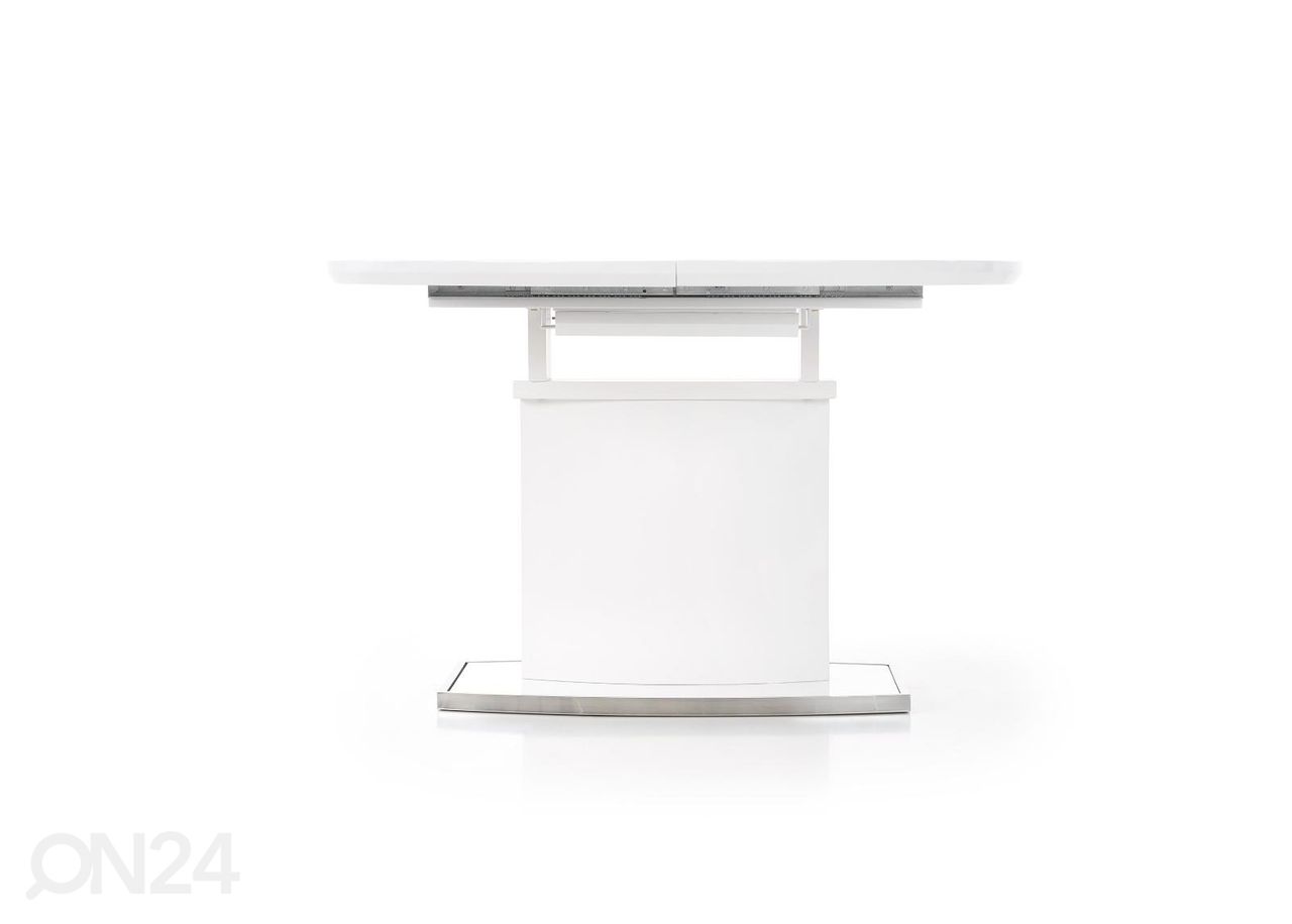 Pikendatav söögilaud 120x120-160 cm suurendatud