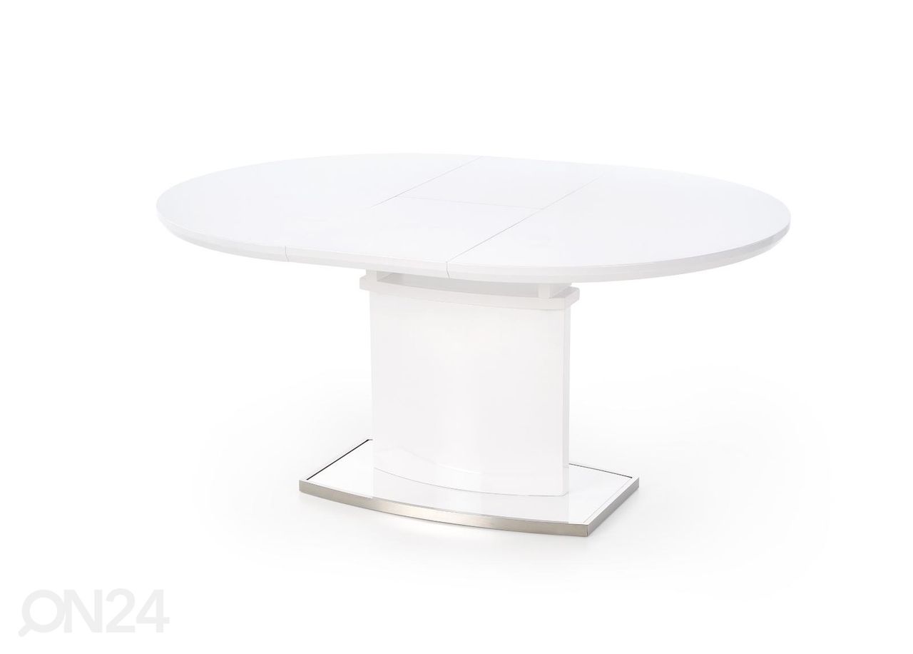 Pikendatav söögilaud 120x120-160 cm suurendatud