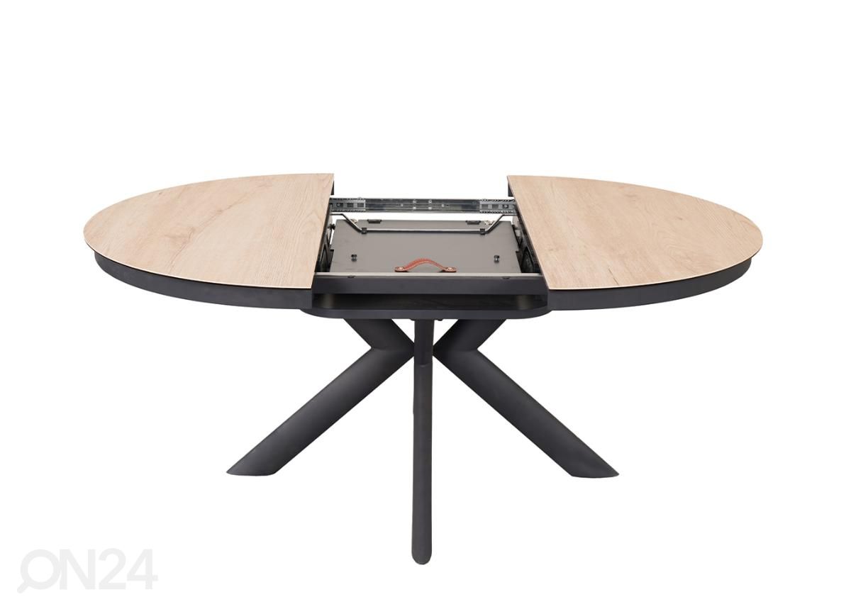 Pikendatav söögilaud 130x130/180 cm suurendatud