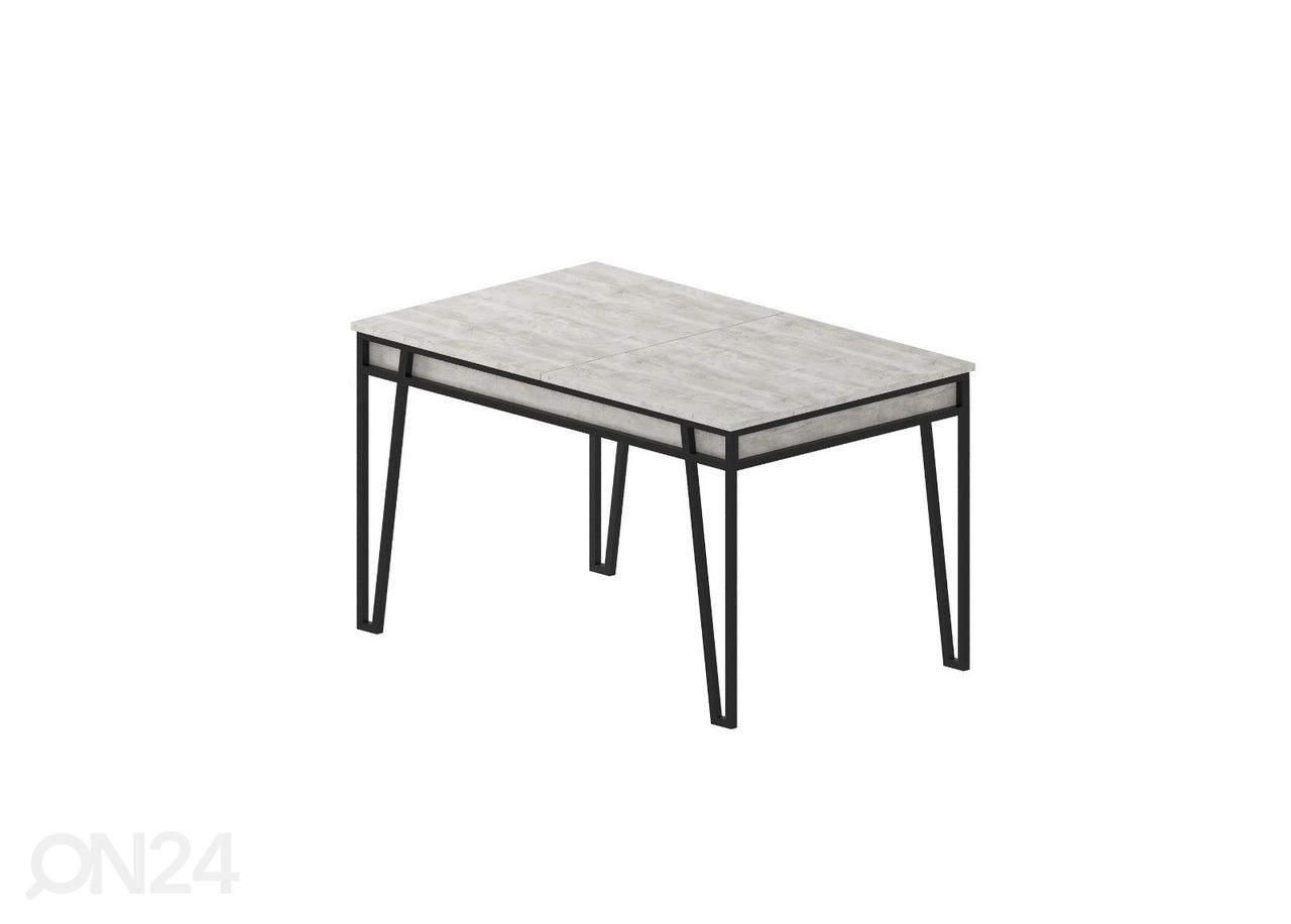 Pikendatav söögilaud 132/170x80 cm suurendatud