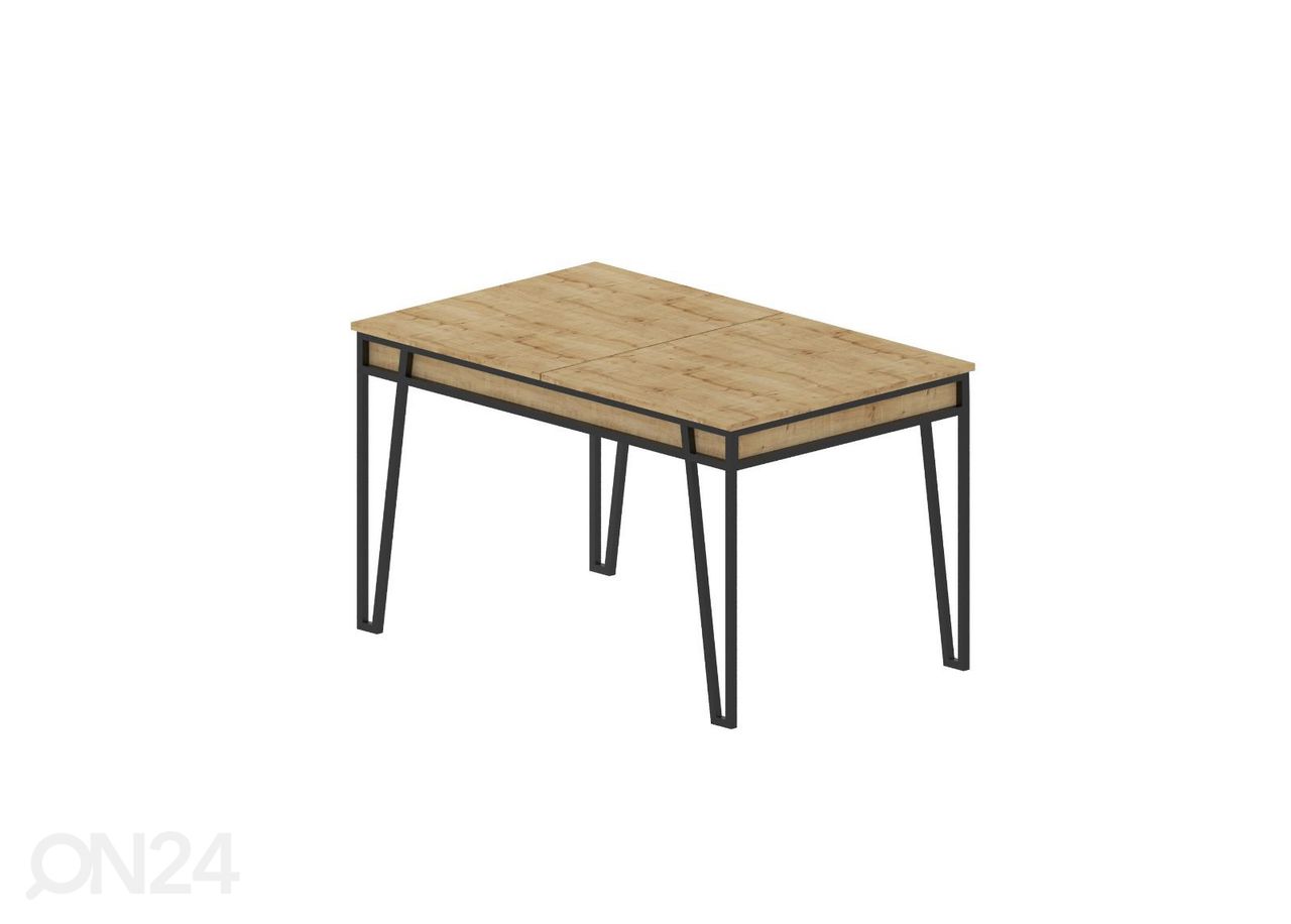 Pikendatav söögilaud 132/170x80 cm suurendatud