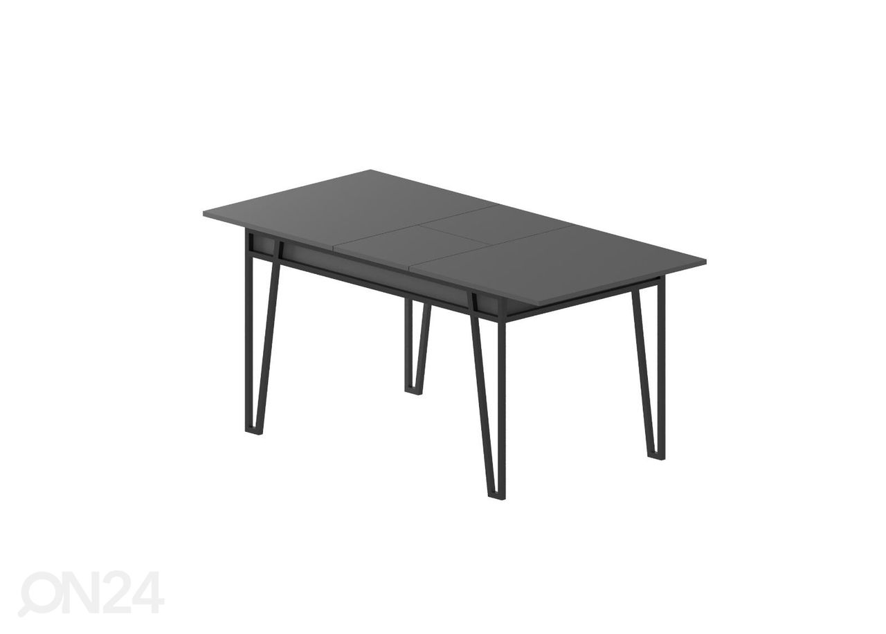 Pikendatav söögilaud 132/170x80 cm suurendatud