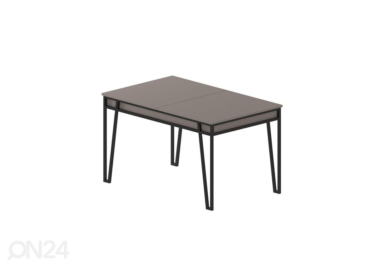 Pikendatav söögilaud 132/170x80 cm suurendatud