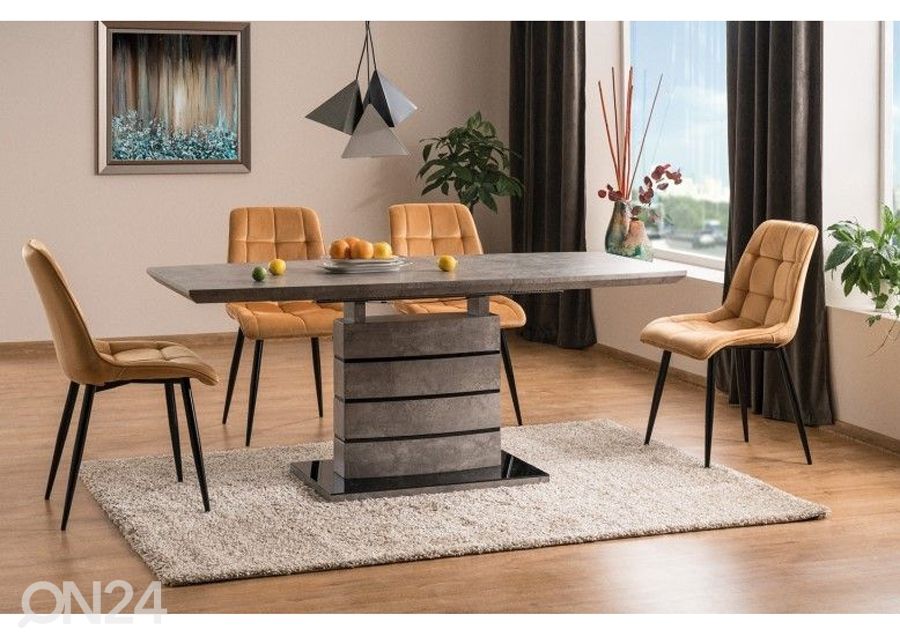 Pikendatav söögilaud 140-180x80 cm suurendatud